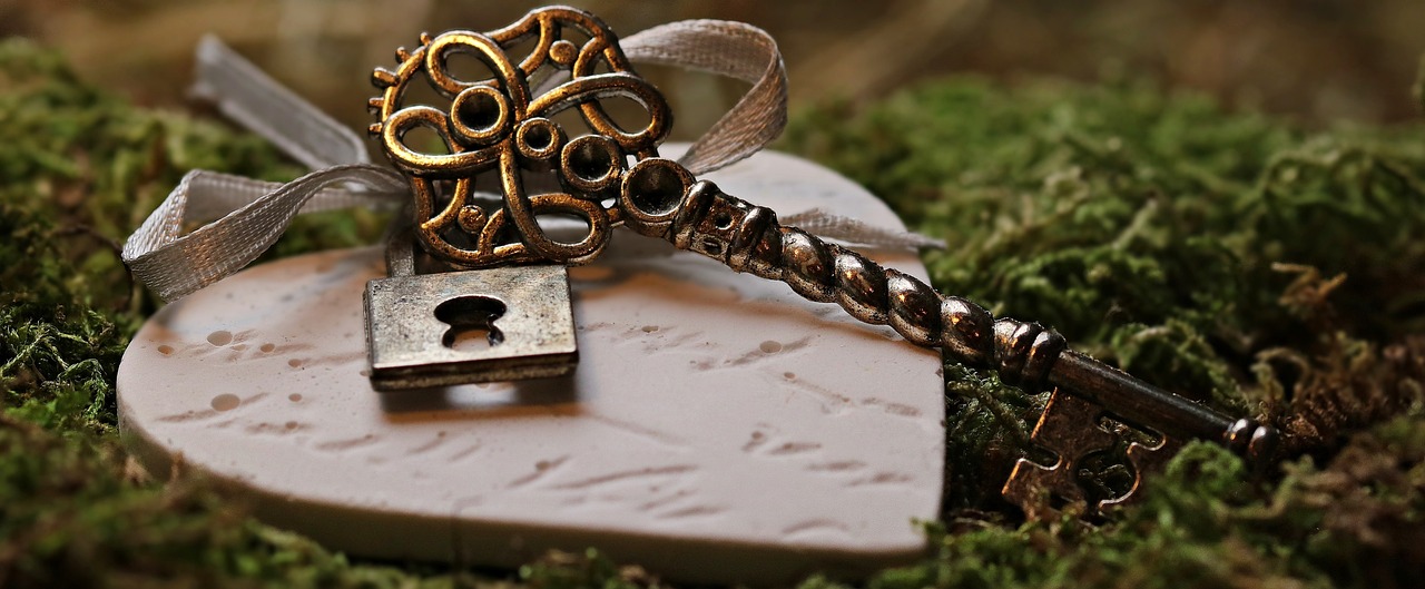 A beautiful key and partnered lock. 