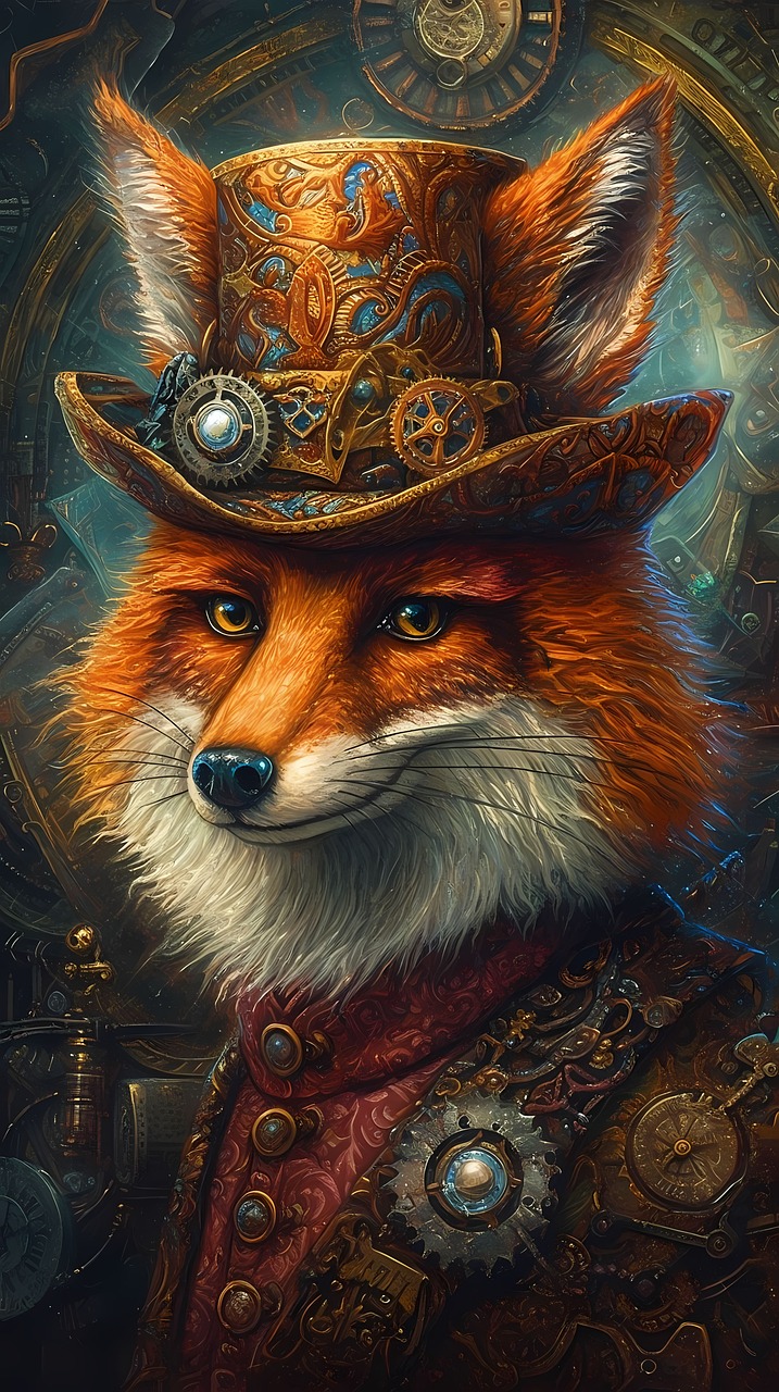 A well dressed fox